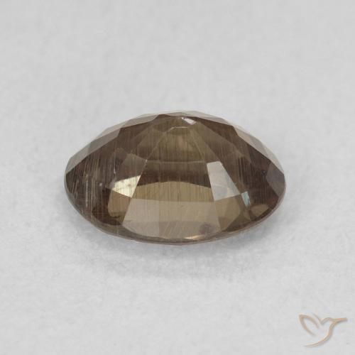 Granada que muda de cor Marrom escuro Natural 0.97ct, oval, VS