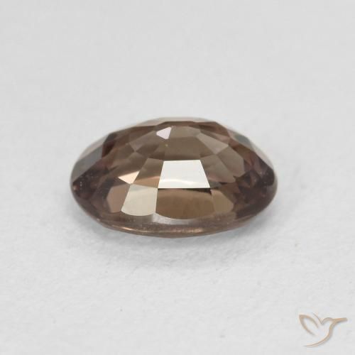 Granada que muda de cor Marrom escuro Natural 1.19ct, oval, VVS-VS