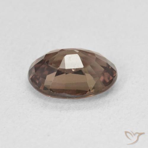 Granada que muda de cor Marrom escuro Natural 1.21ct, oval, VVS-VS