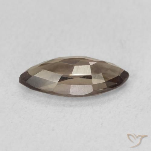 Granada que muda de cor Marrom escuro Natural 1.03ct, Marquesa, VVS-VS