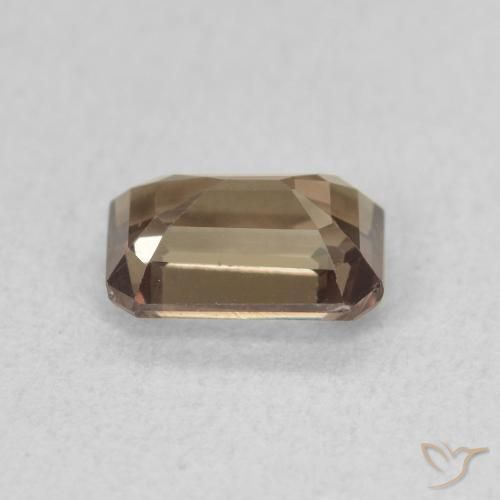 Granada que muda de cor Marrom escuro Natural 1.08ct, Corte Octógono / Esmeralda, VVS-VS