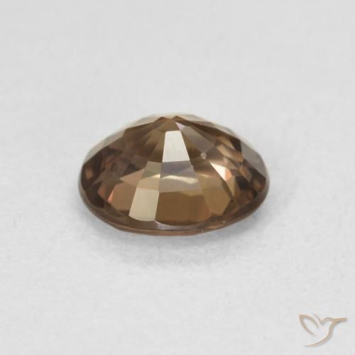 Granada que muda de cor Marrom escuro Natural 1.08ct, oval, VVS-VS
