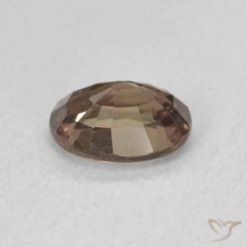 Granada que muda de cor Marrom escuro Natural 1.13ct, oval, VVS-VS