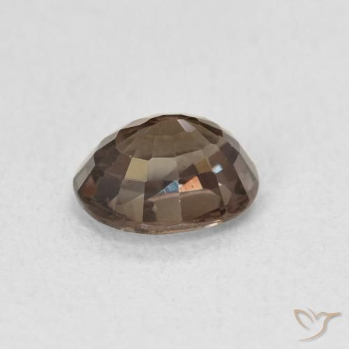 Granada que muda de cor Marrom escuro Natural 1.07ct, oval, VVS-VS