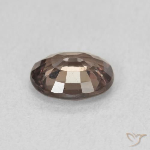 Granada que muda de cor Marrom escuro Natural 1.02ct, oval, VVS-VS