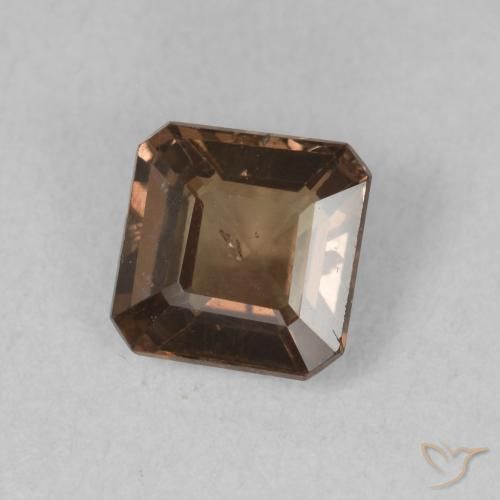 Granada que muda de cor Marrom escuro Natural 1.32ct, Corte Octógono / Esmeralda, VS