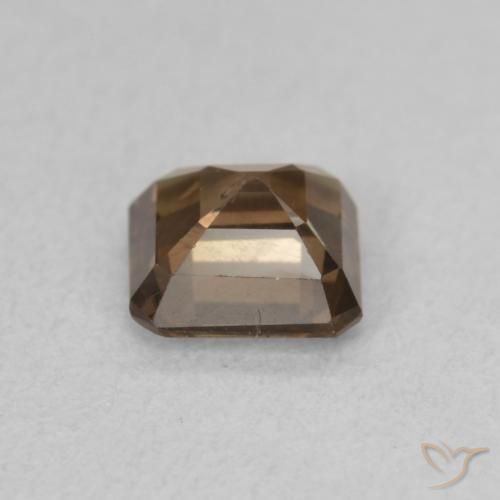 Granada que muda de cor Marrom escuro Natural 1.32ct, Corte Octógono / Esmeralda, VS