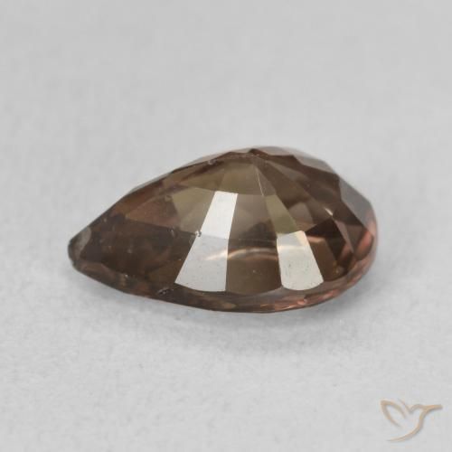 Granada que muda de cor Castanho claro médio Natural 1.81ct, Formato de pêra, VS