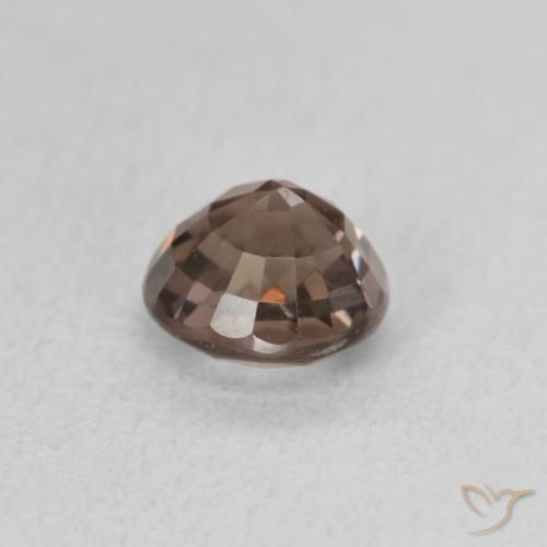Granada que muda de cor Castanho claro médio Natural 1.15ct, Redondo, VS