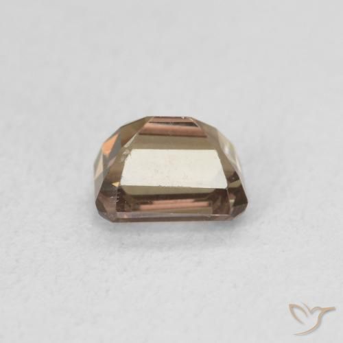 Granada que muda de cor Castanho claro médio Natural 0.97ct, Corte Octógono / Esmeralda, VS