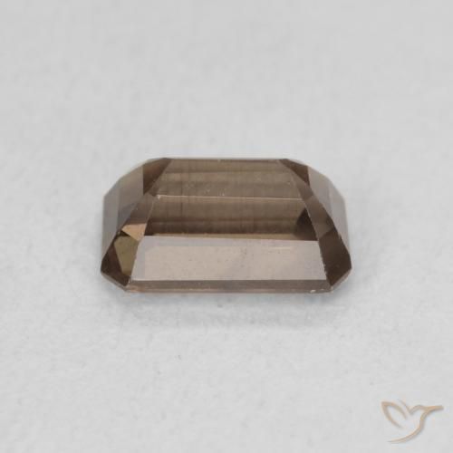 Granada que muda de cor Castanho claro médio Natural 1.24ct, Corte Octógono / Esmeralda, VVS-VS