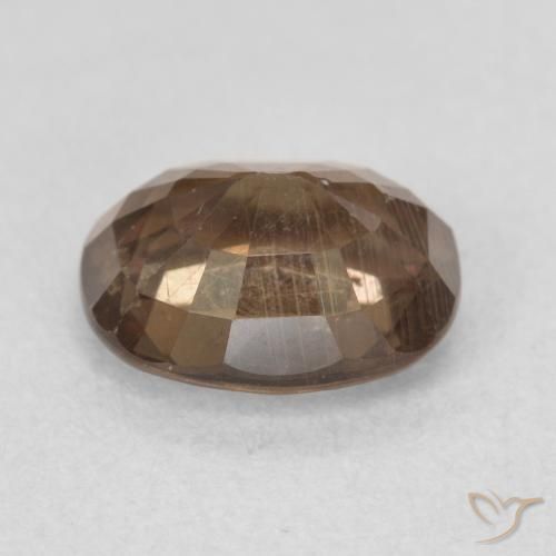 Granada que muda de cor Marrom escuro Natural 1.50ct, Almofada, VS