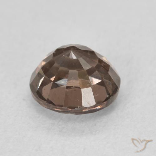 Granada que muda de cor Marrom escuro Natural 1.11ct, Redondo, VS