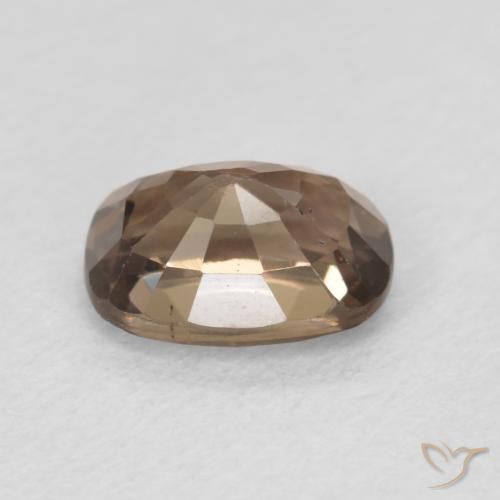 Granada que muda de cor Marrom escuro Natural 1.39ct, Almofada, VS