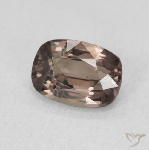 Granada que muda de cor Castanho claro médio Natural 1.04ct, Almofada, VS