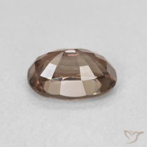 Granada que muda de cor Castanho claro médio Natural 1.24ct, Almofada, VS