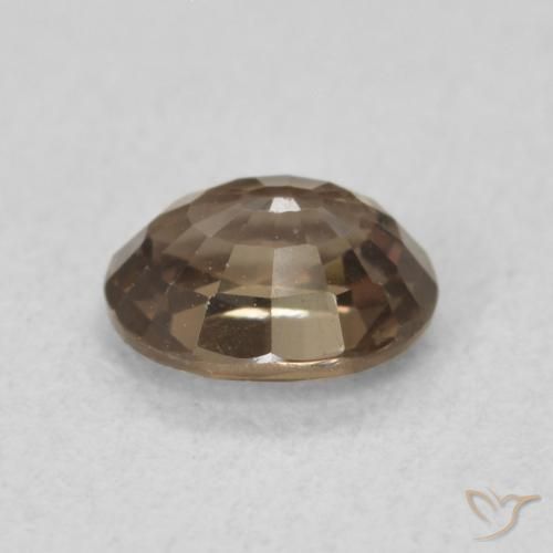 Granada que muda de cor Marrom escuro Natural 0.80ct, oval, VVS