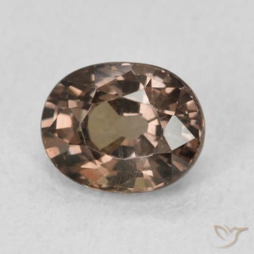 Granada que muda de cor Marrom escuro Natural 1.05ct, oval, VVS
