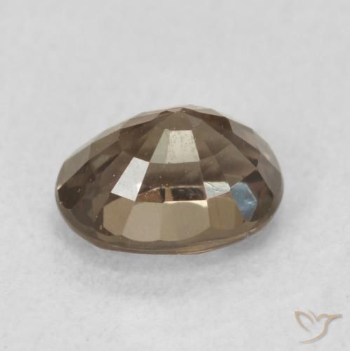 Granada que muda de cor Marrom escuro Natural 1.05ct, oval, VVS