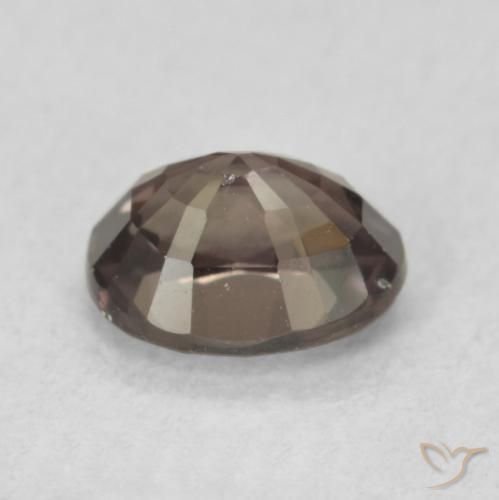 Granada que muda de cor Pecan Brown Natural 0.92ct, oval, VVS