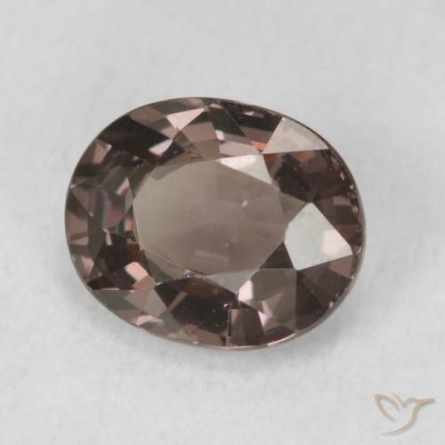 Granada que muda de cor Hickory Brown Natural 1.03ct, oval, VVS