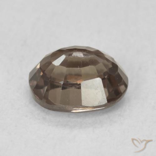 Granada que muda de cor Pecan Brown Natural 0.96ct, oval, VVS