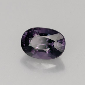 Safira de mudança de cor multicolorido natural 1,42ct, corte oval, VS