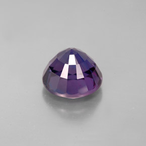 Safira de mudança de cor multicolorido natural 4,60ct, corte redondo, VS