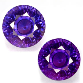 Safira de mudança de cor multicolorido natural 1,04ct, corte redondo, VS-SI