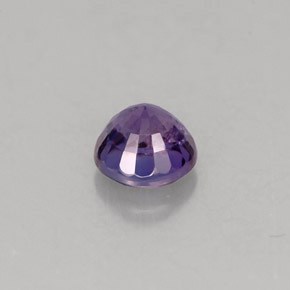 Safira de mudança de cor multicolorido natural 0,77ct, corte redondo, VS