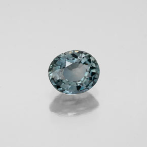 Safira de mudança de cor multicolorido natural 0,89ct, corte oval, VVS