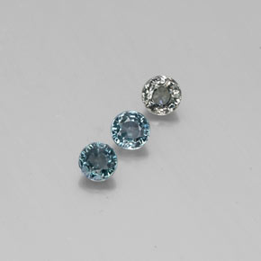 Pedras preciosas de Safira de Mudança de Cor Multicolorido natural de  ct, Corte Redondo, VVS-VS