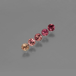 Pedras preciosas de Safira que muda de cor Multicolorido natural de  ct, Corte Redondo, VS