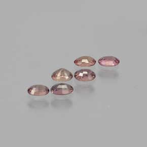 Pedras preciosas de safira de mudança de cor multicolorido natural de 1,49 ct, corte oval, VS