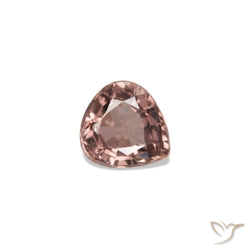 Safira que muda de cor Castanho claro médio Natural 0.18ct, Formato de pêra, VS