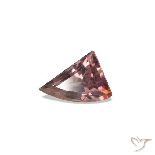 Safira que muda de cor Castanho claro médio Natural 0.14ct, Forma extravagante, VVS