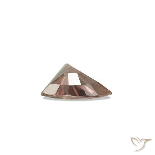 Safira que muda de cor Castanho claro médio Natural 0.22ct, Forma extravagante, VVS