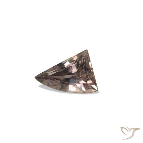 Safira que muda de cor Castanho claro médio Natural 0.19ct, Forma extravagante, VVS