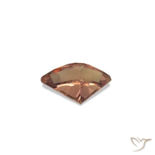 Safira que muda de cor Castanho claro médio Natural 0.26ct, Forma extravagante, VVS