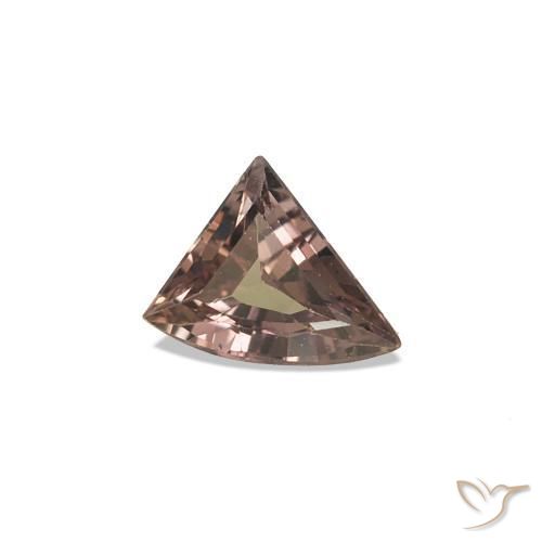Safira que muda de cor Castanho claro médio Natural 0.26ct, Forma extravagante, VVS