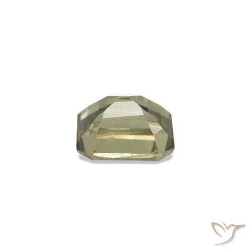 Safira que muda de cor Luz amarela Natural 0.33ct, Corte Esmeralda, VVS