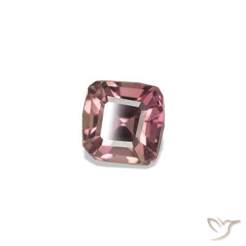 Safira que muda de cor Castanho claro médio Natural 0.12ct, Corte Esmeralda, VVS