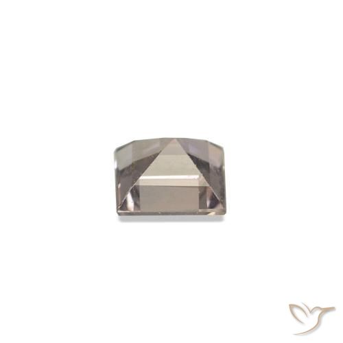 Safira que muda de cor Warm Reddish Grey Natural 0.16ct, Quadrado, VVS