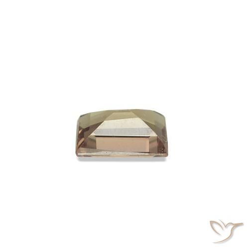 Safira que muda de cor Marrom Dourado Claro Natural 0.11ct, baguete, VS