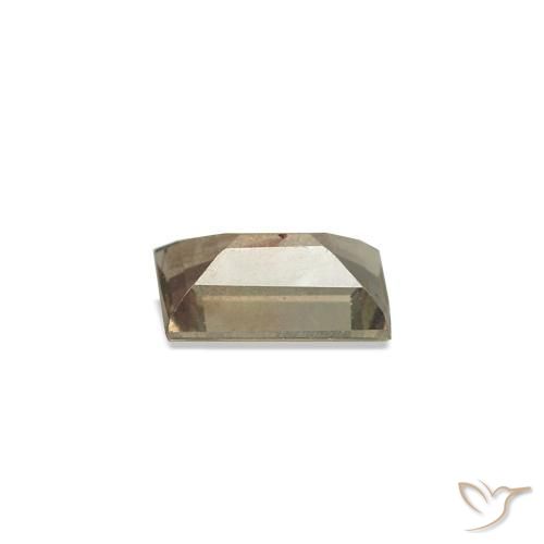 Safira que muda de cor Luz amarela Natural 0.24ct, baguete, VVS-VS