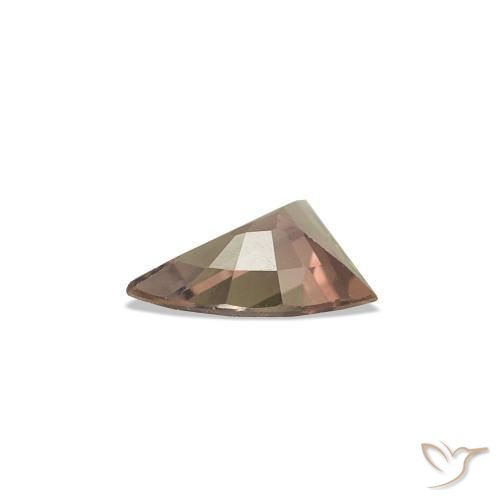 Safira que muda de cor Marrom escuro Natural 0.30ct, Forma extravagante, VVS-VS
