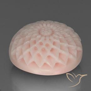 Coral Rosa salmão Natural 24.56ct, Flor cortada, Opaco