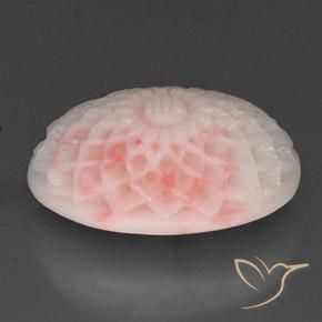 Coral rosa natural 15,19ct, forma extravagante, opaco