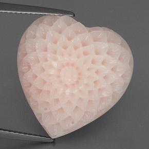 Coral rosa natural 20,46ct, forma extravagante, opaco