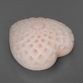Coral rosa natural 20,46ct, forma extravagante, opaco